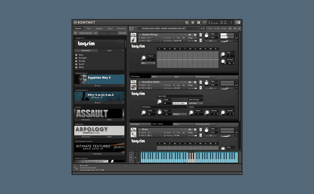 TAQS IM Kontakt Pro Library (KONTAKT) Crack Free Download VST Plugins